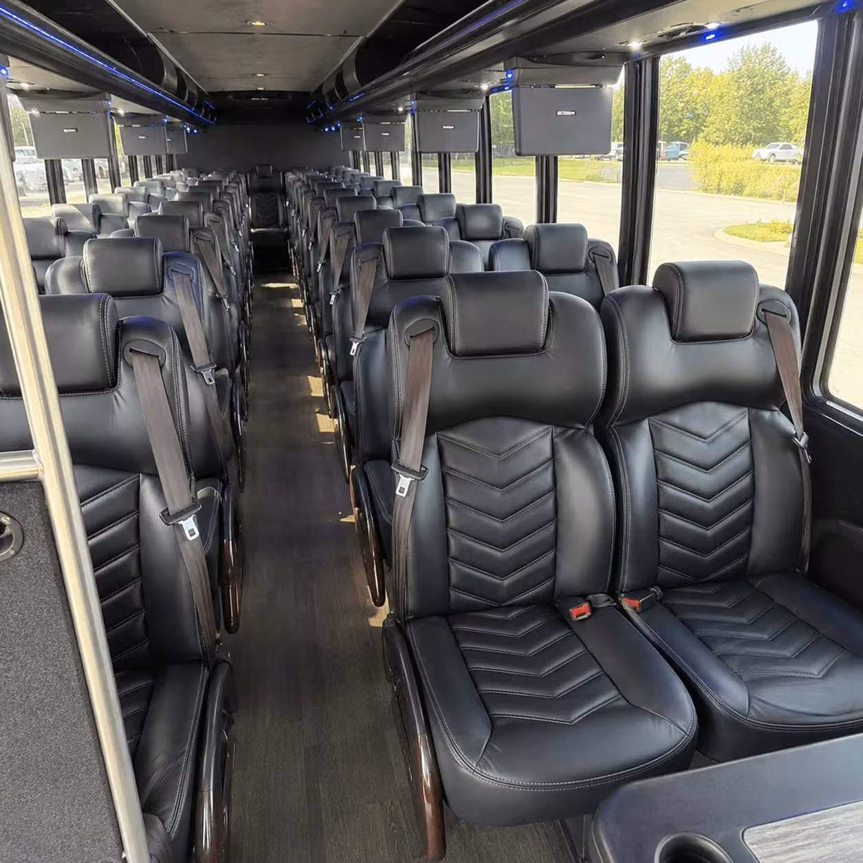 35 passenger minibus inside