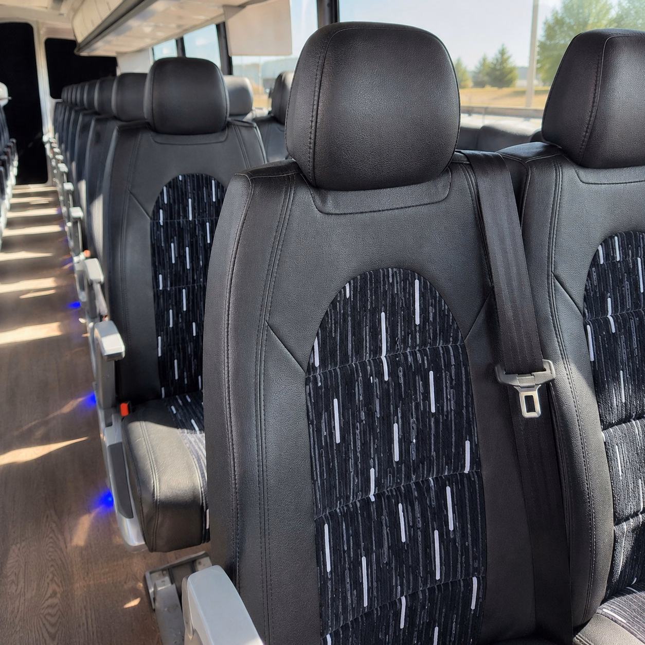bus type determines your pueblo charter bus price more than almost anything else