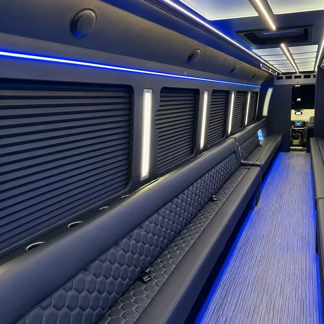 party bus interior